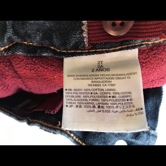 Old Navy toddler inside fleece Jeans - Picture 5 of 7